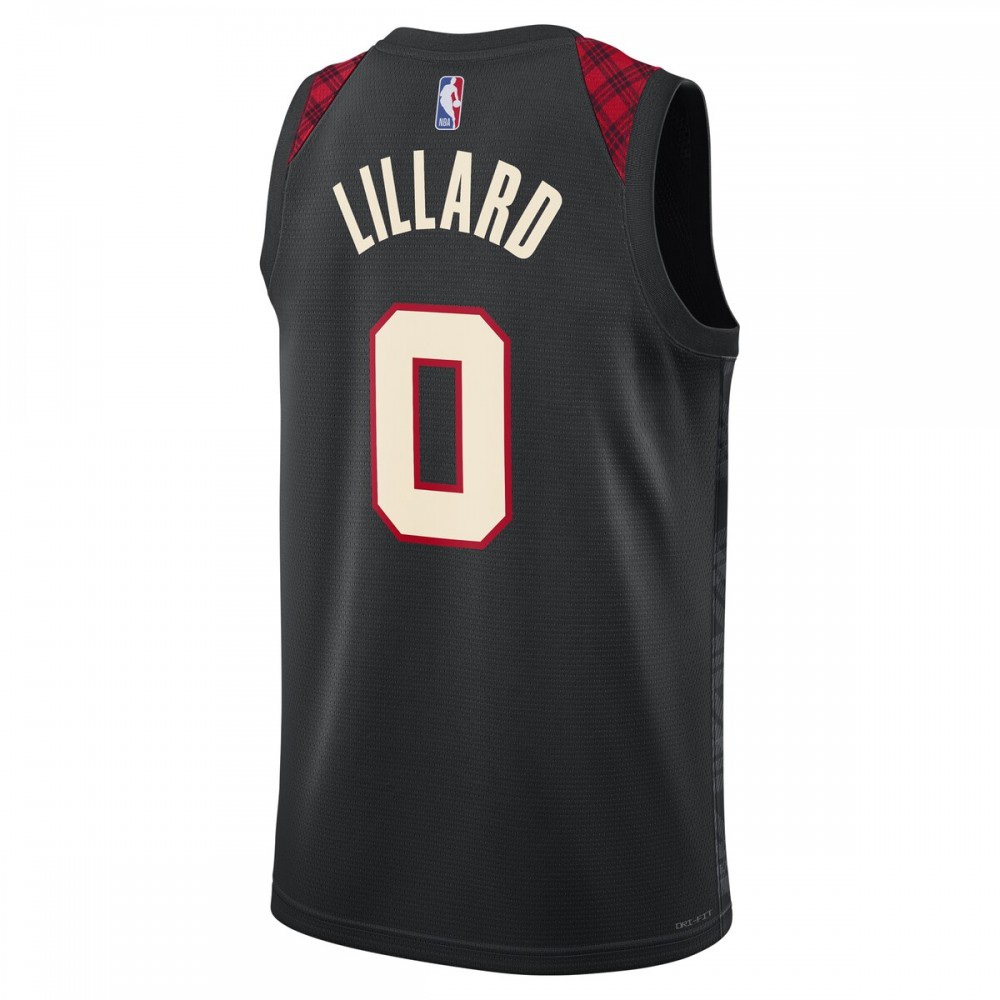 Damian Lillard Portland Trail Blazers Unisex 2023/24 Swingman Jersey - Black - City Edition-Pro Kit Vault | Brand New 26/27 Sports Jerseys